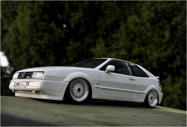 1:18 VW Corrado VR6 " Weiß-Edition "mit BBS RS Alufelgen inkl.OVP